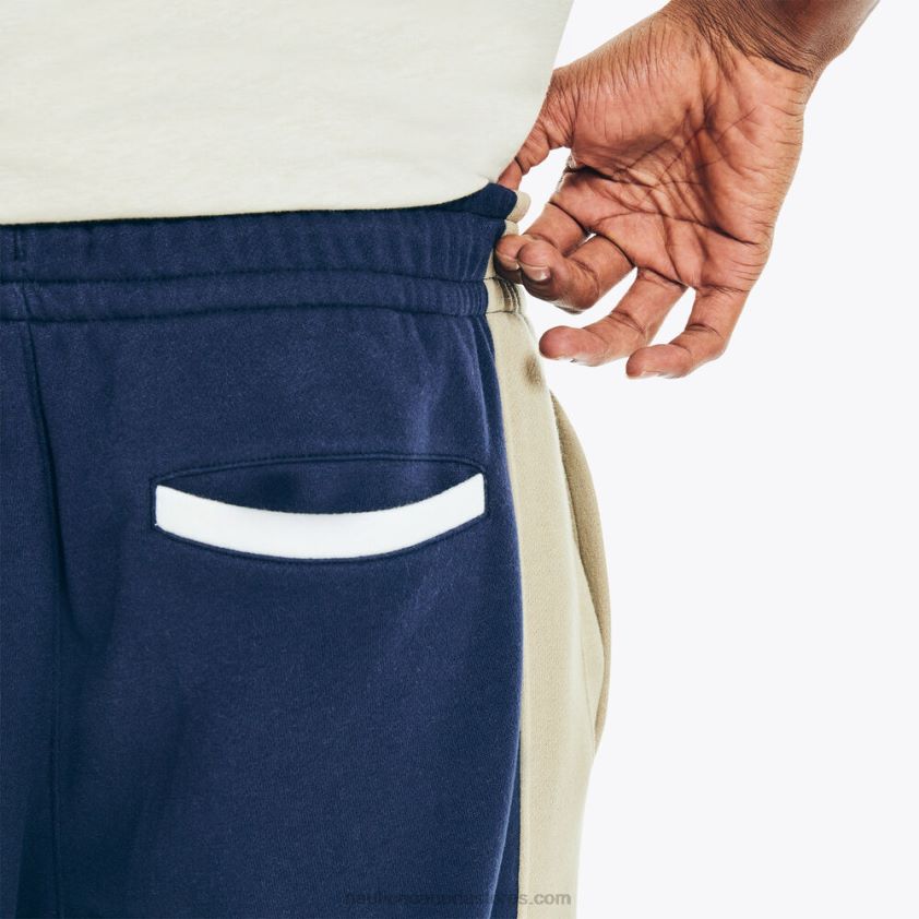 Side-Stripe Colorblock Jogger Nautica Men Stellar Blue Heather R260HV255