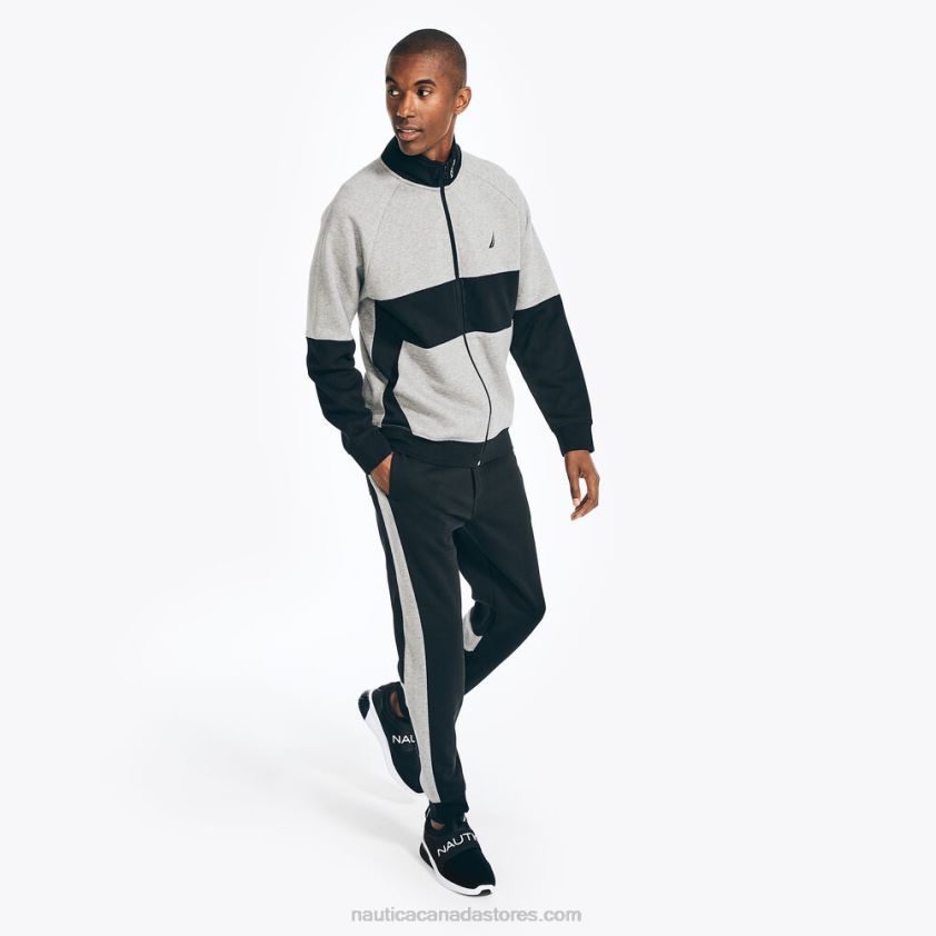 Sustainably Crafted Side-Stripe Colorblock Jogger Nautica Men True Black R260HV426