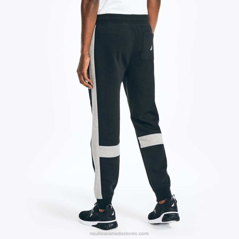 Sustainably Crafted Side-Stripe Colorblock Jogger Nautica Men True Black R260HV426