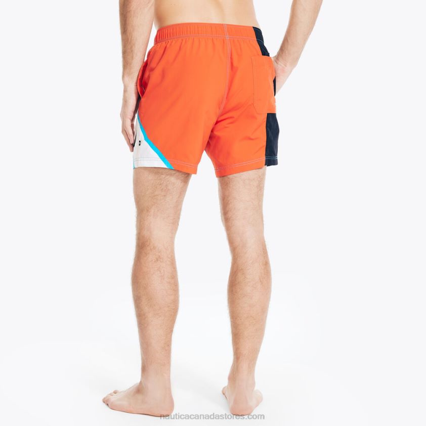 6\" Colorblock Quick-Dry Swim Nautica Men Hawaiian Ocean R260HV618