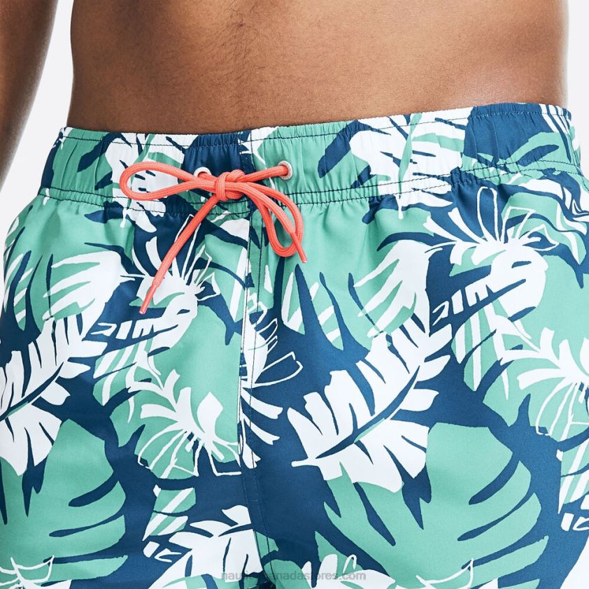 8\" Big & Tall Sustainably Crafted Printed Quick-Dry Swim Nautica Men Estate Blue R260HV238