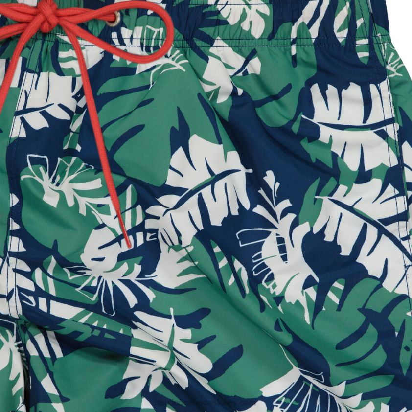 8\" Big & Tall Sustainably Crafted Printed Quick-Dry Swim Nautica Men Estate Blue R260HV238