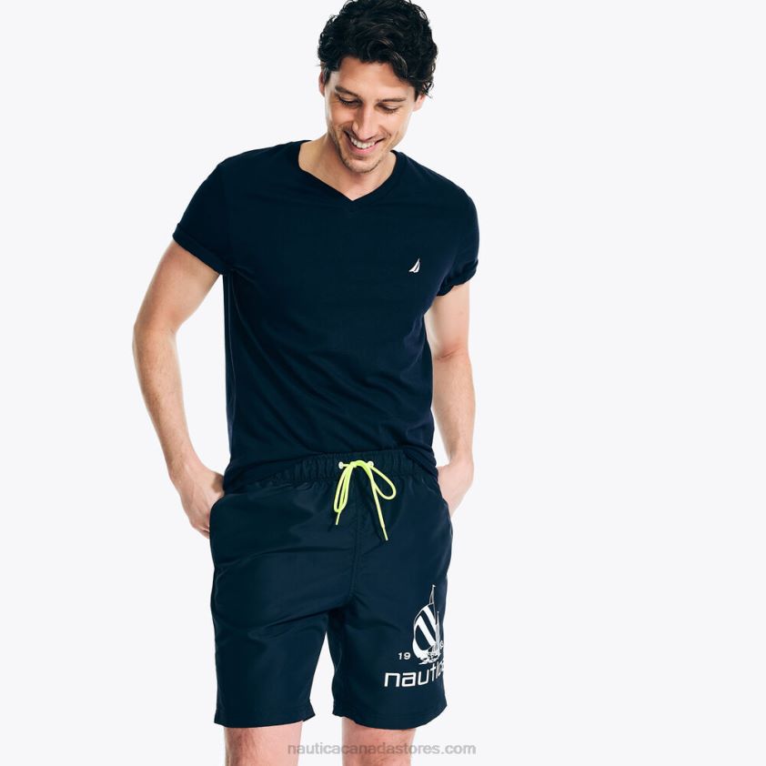 8" Spinnaker Quick-Dry Swim Nautica Men Navy R260HV388