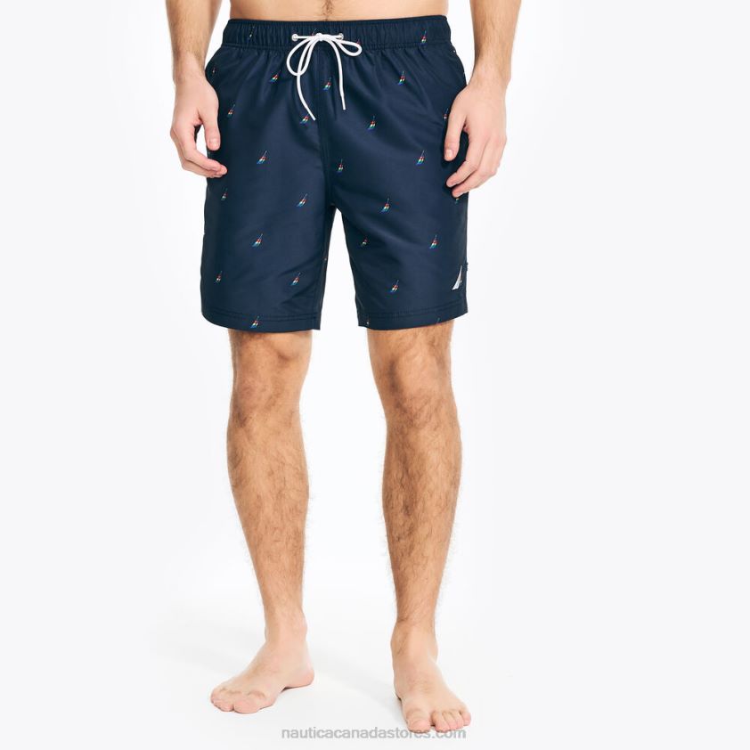 Pride Sustainably Crafted 8" J-Class Print Swim Nautica Men Navy R260HV259