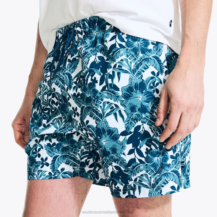 Sustainably Crafted 6\" Printed Quick-Dry Swim Nautica Men Star Sapphire R260HV406