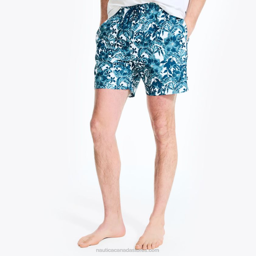 Sustainably Crafted 6\" Printed Quick-Dry Swim Nautica Men Star Sapphire R260HV406