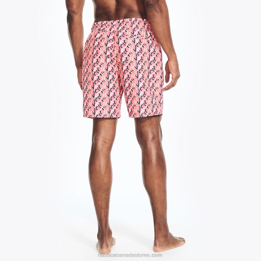 Sustainably Crafted 8\" Logo Quick-Dry Swim Nautica Men Teaberry R260HV444