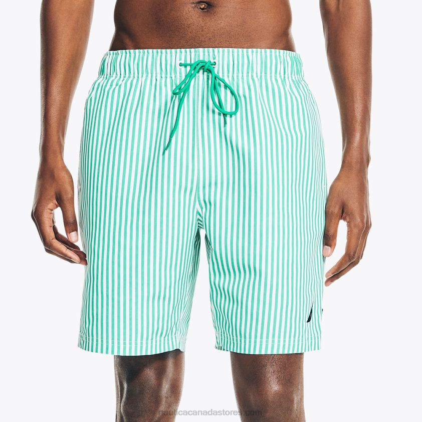 Sustainably Crafted 8" Printed Quick-Dry Swim Nautica Men Dark Dill R260HV462