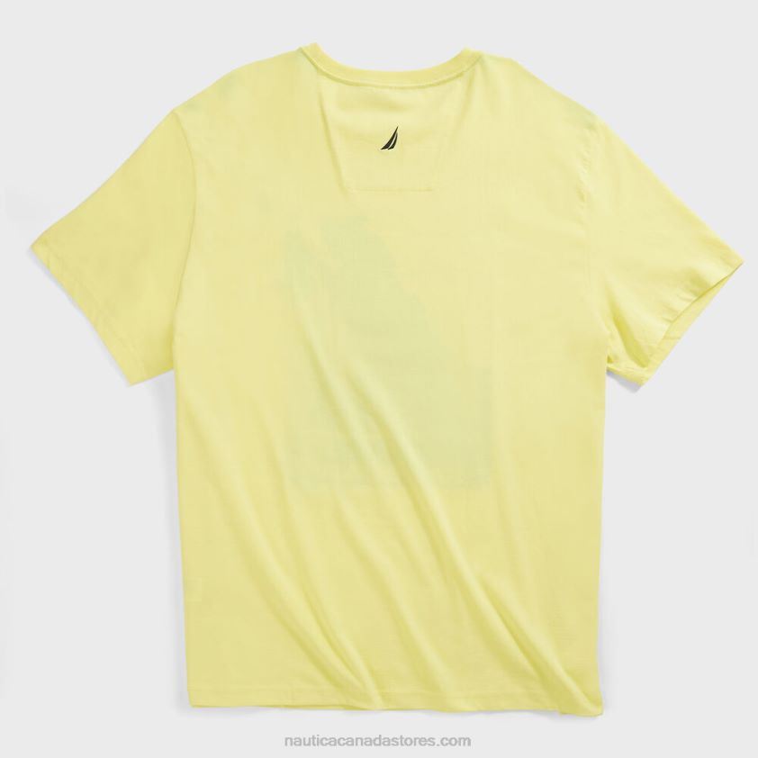 Big & Tall Sailboard Graphic T-Shirt Nautica Men Dusty Honey Gold R260HV687