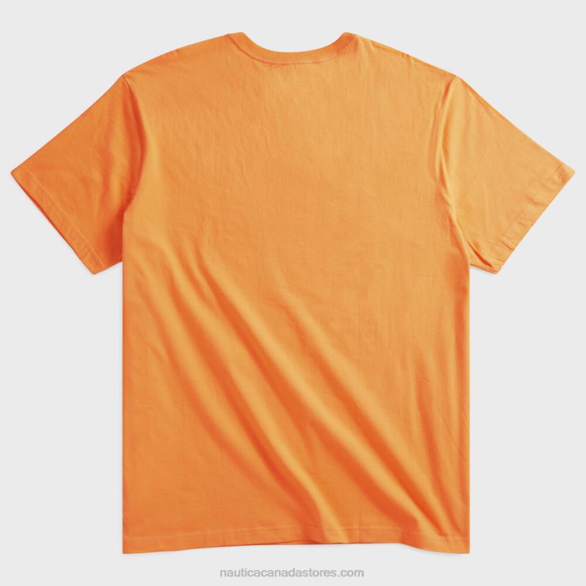 Big & Tall Sailing Graphic T-Shirt Nautica Men Orange R260HV721