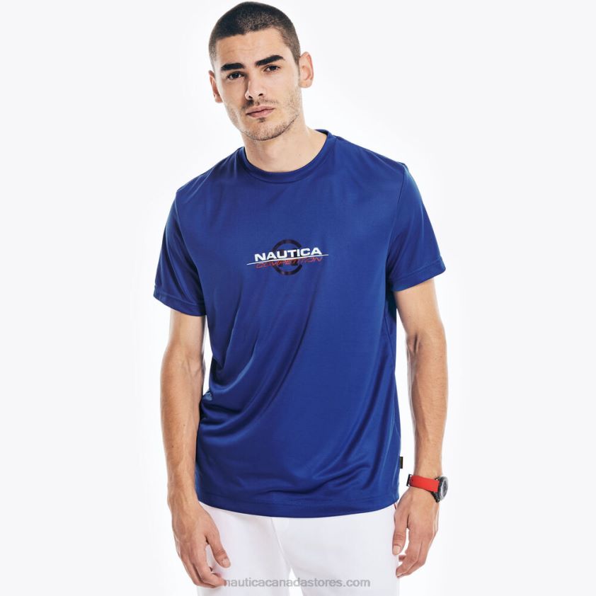 Big & Tall Sustainably Crafted Competition Logo T-Shirt Nautica Men Bright Cobalt R260HV512