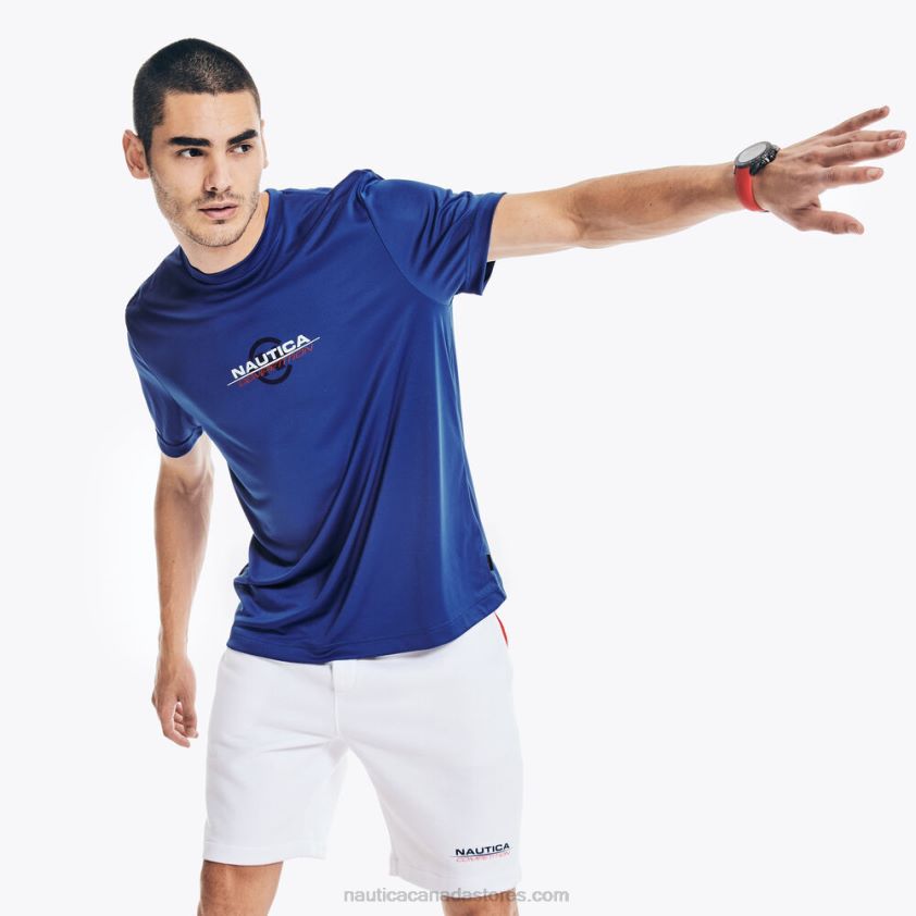Big & Tall Sustainably Crafted Competition Logo T-Shirt Nautica Men Bright Cobalt R260HV512