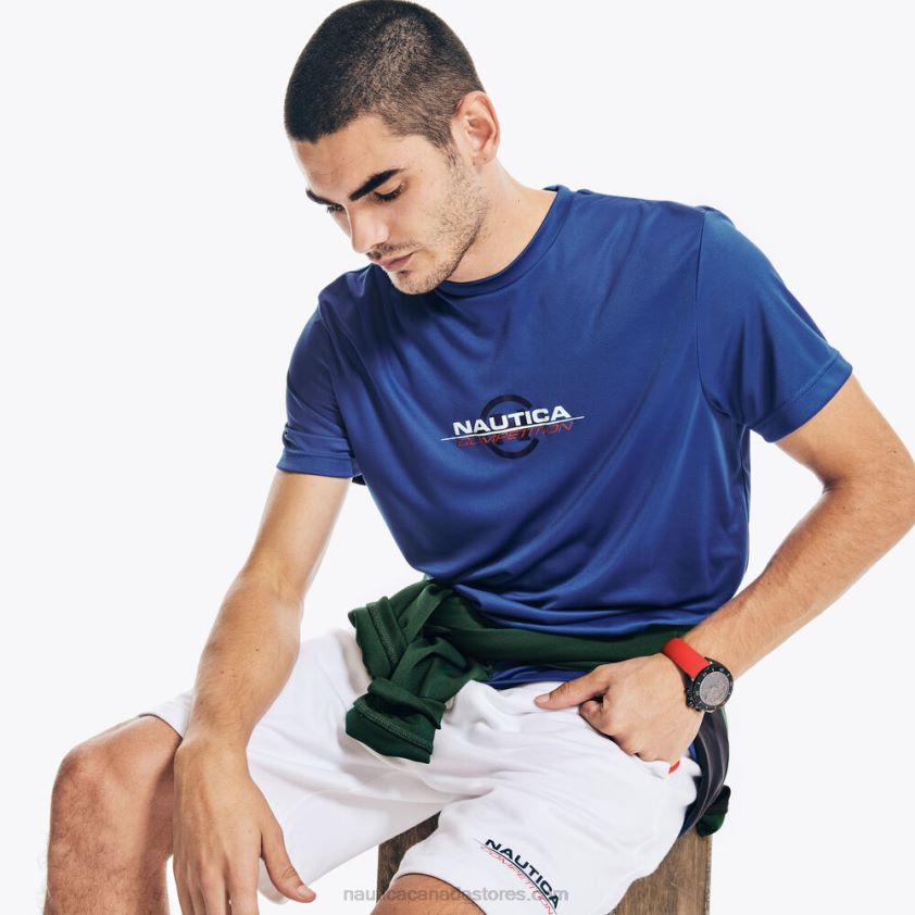 Big & Tall Sustainably Crafted Competition Logo T-Shirt Nautica Men Bright Cobalt R260HV512
