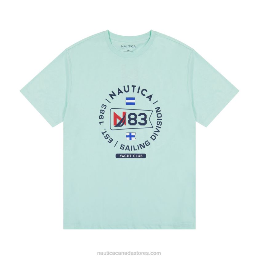 Big & Tall Sustainably Crafted Graphic T-Shirt Nautica Men Azure Blue R260HV598