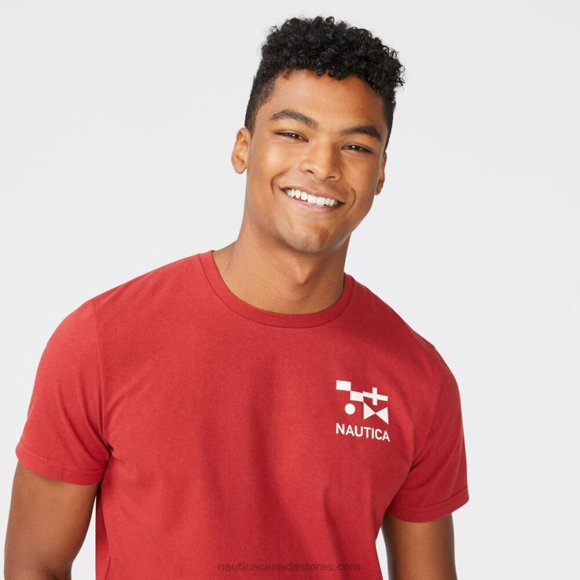 Big & Tall Sustainably Crafted Graphic T-Shirt Nautica Men Lotus R260HV719