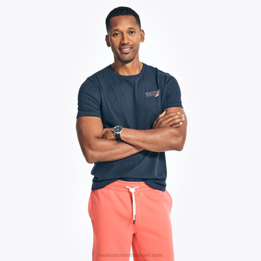 Big & Tall Sustainably Crafted Ocean Challenge Graphic T-Shirt Nautica Men Navy R260HV571