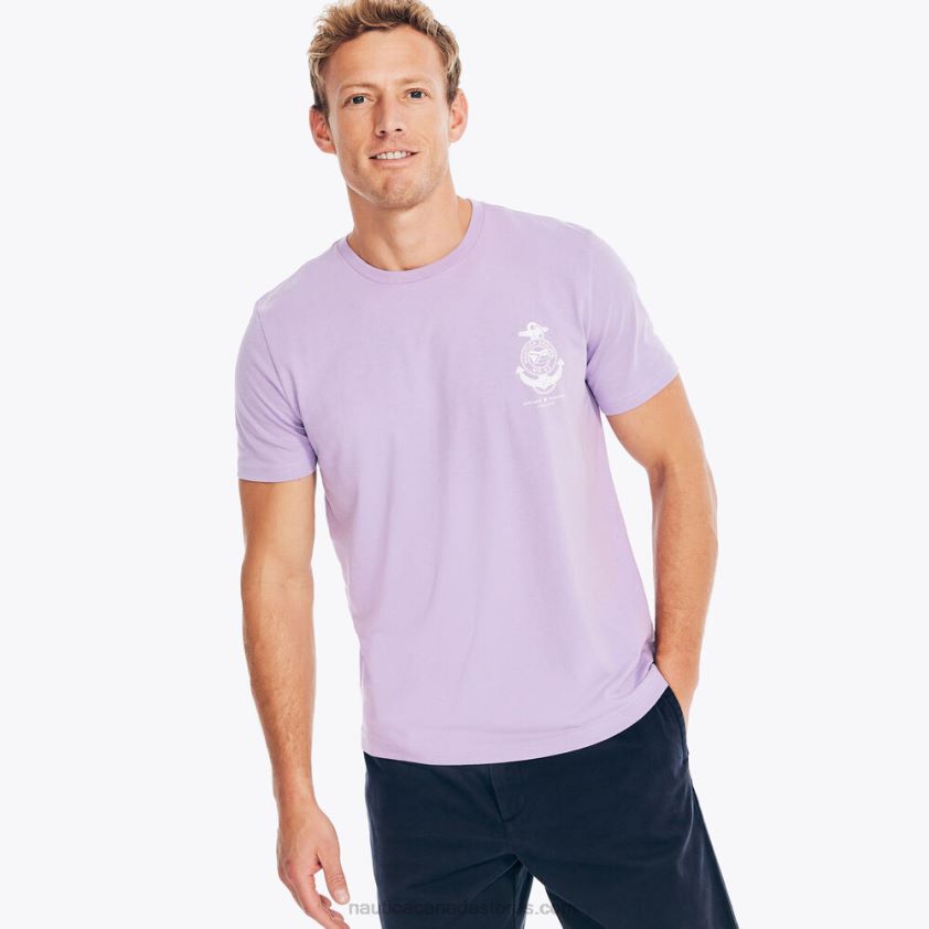 Big & Tall Sustainably Crafted Ocean Exploration Graphic T-Shirt Nautica Men Ocean Violet R260HV584