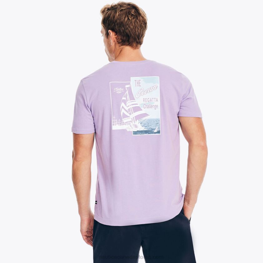Big & Tall Sustainably Crafted Ocean Exploration Graphic T-Shirt Nautica Men Ocean Violet R260HV584