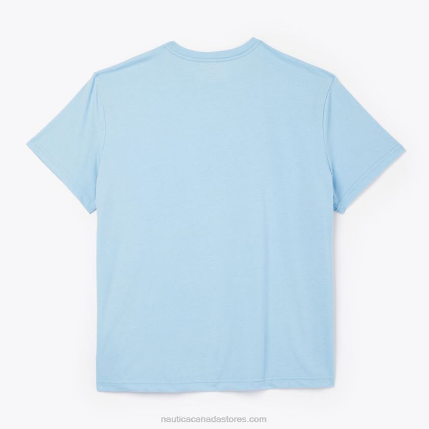 Big & Tall Sustainably Crafted Ocean Photo Graphic T-Shirt Nautica Men Cobalt Wave R260HV600