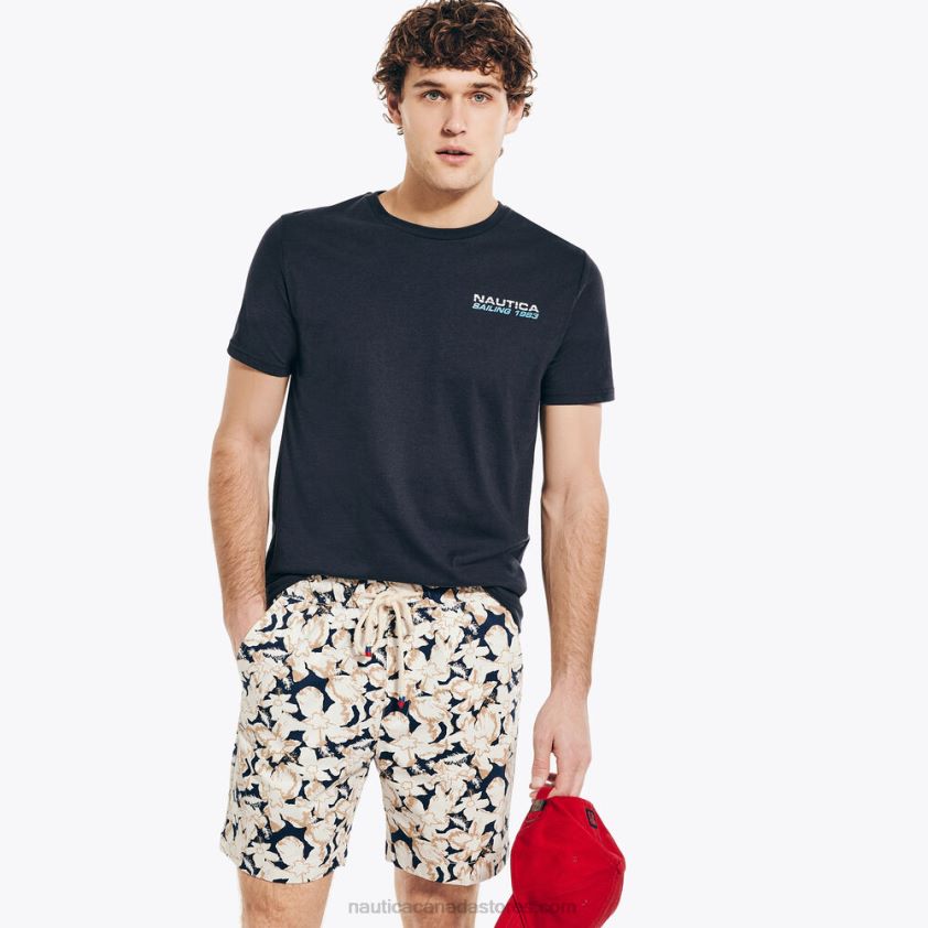 Big & Tall Sustainably Crafted Sailing 1983 Graphic T-Shirt Nautica Men Navy R260HV477