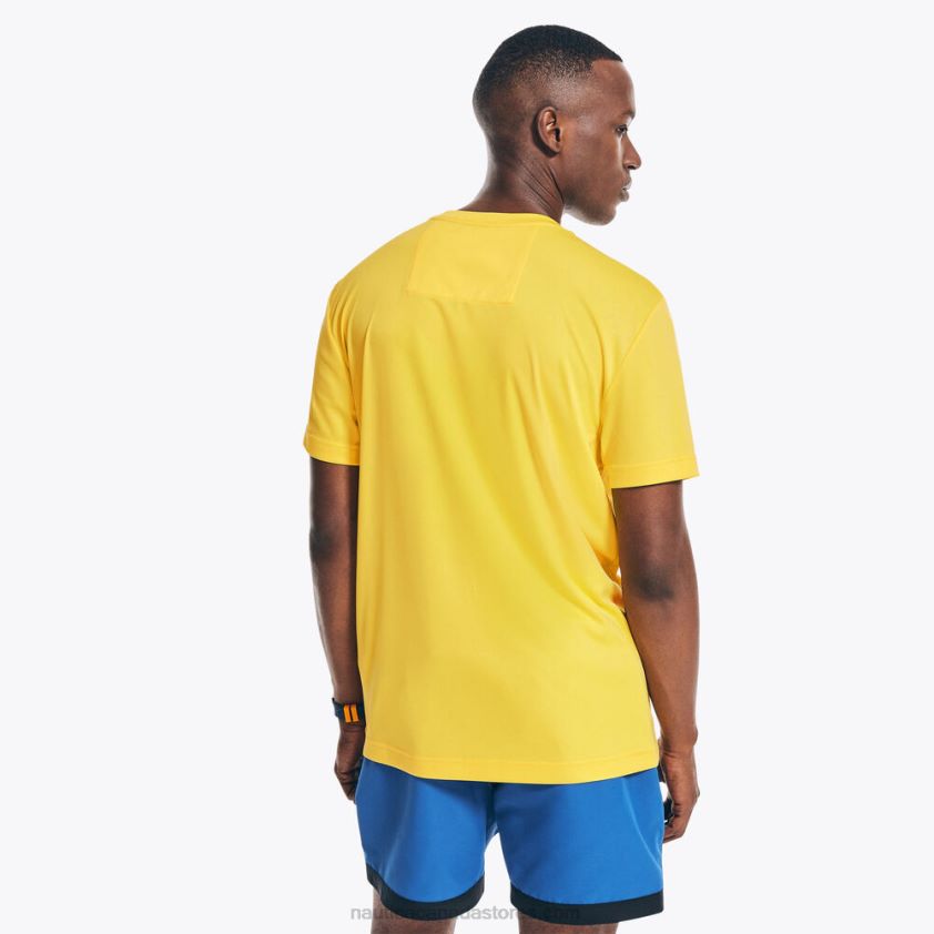 Competition Sustainably Crafted Logo T-Shirt Nautica Men Blazing Yellow R260HV367