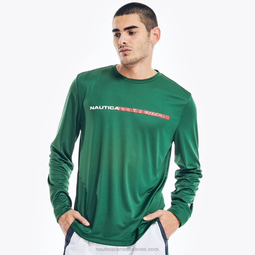 Competition Sustainably Crafted Long-Sleeve T-Shirt Nautica Men Cosmic Fern R260HV151