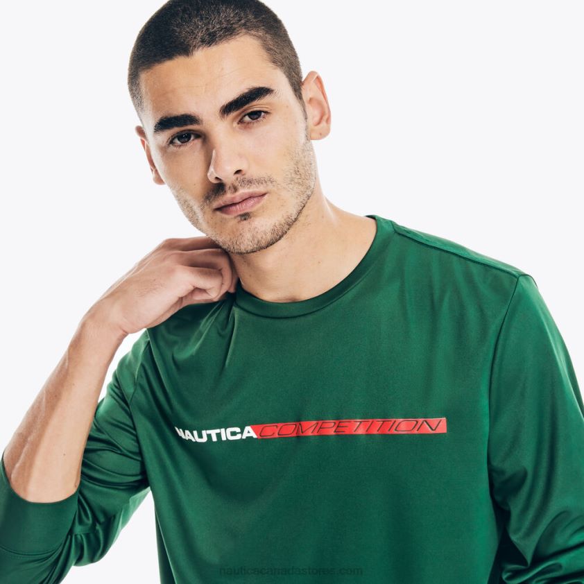 Competition Sustainably Crafted Long-Sleeve T-Shirt Nautica Men Cosmic Fern R260HV151