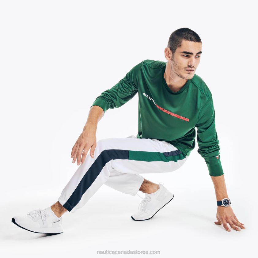 Competition Sustainably Crafted Long-Sleeve T-Shirt Nautica Men Cosmic Fern R260HV151