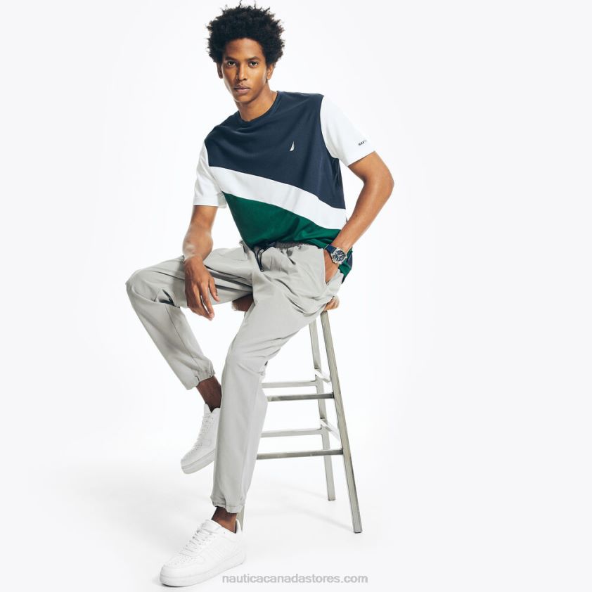 Navtech Sustainably Crafted Colorblock T-Shirt Nautica Men Navy R260HV510
