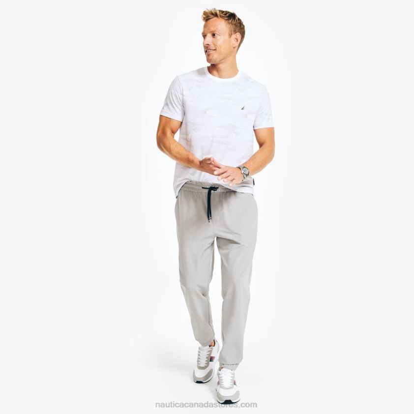 Navtech Sustainably Crafted Printed T-Shirt Nautica Men Bright White R260HV418