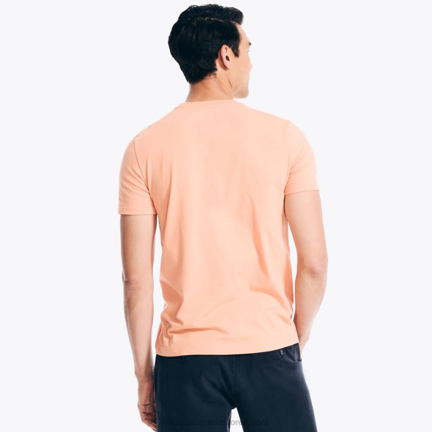 Sustainably Crafted Explore Discover Graphic T-Shirt Nautica Men Orange2 R260HV87