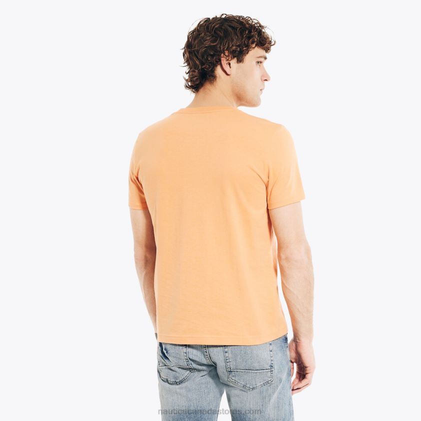 Sustainably Crafted Heritage Graphic T-Shirt Nautica Men Orchid Pink R260HV553