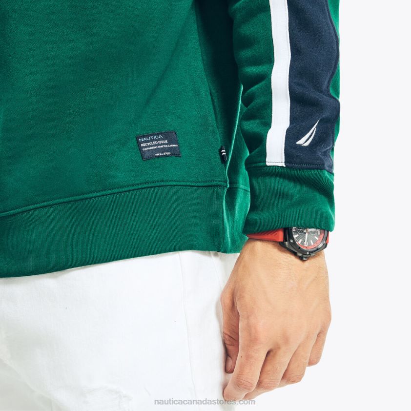 Sustainably Crafted Logo Crewneck T-Shirt Nautica Men Cosmic Fern R260HV294