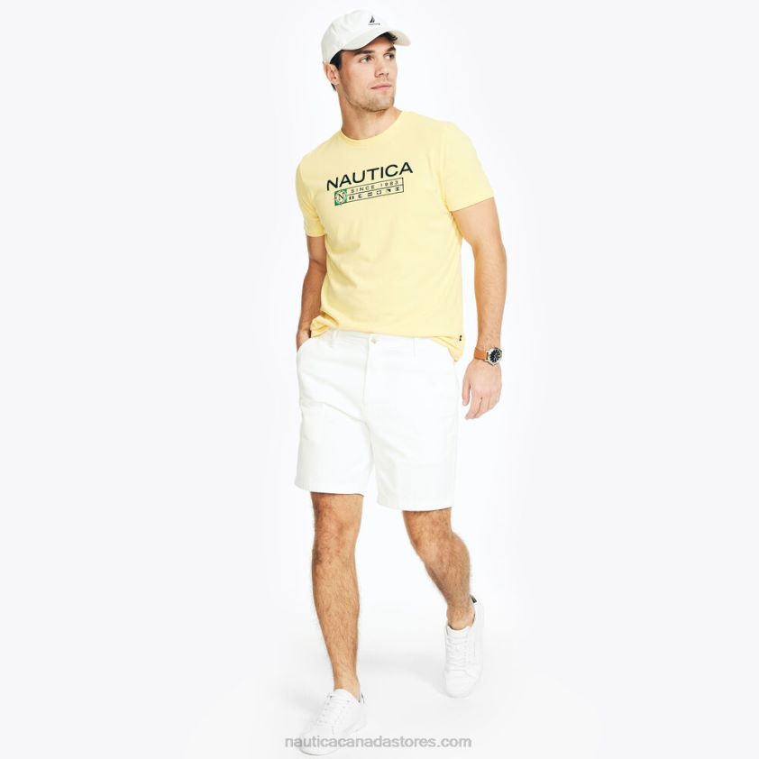 Sustainably Crafted Logo Graphic T-Shirt Nautica Men Aspen Gold R260HV523
