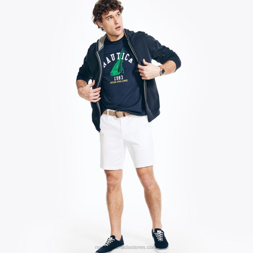 Sustainably Crafted Ocean Challenge Graphic T-Shirt Nautica Men Navy R260HV26