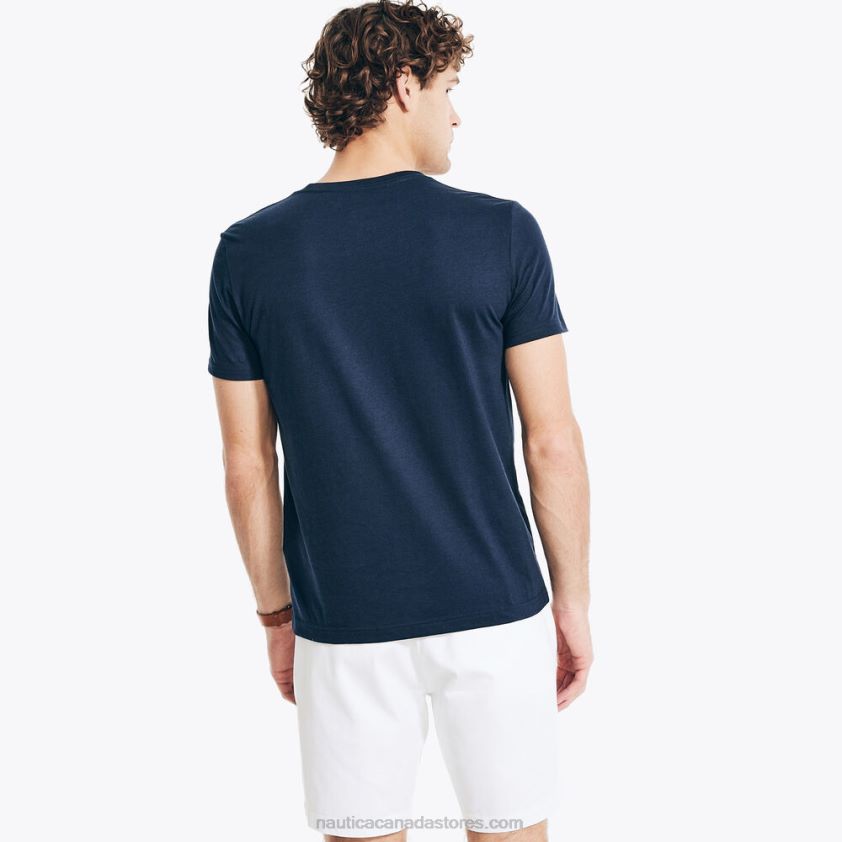 Sustainably Crafted Ocean Challenge Graphic T-Shirt Nautica Men Navy R260HV26
