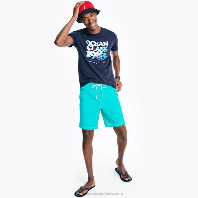 Sustainably Crafted Ocean Class Graphic T-Shirt Nautica Men Navy R260HV385