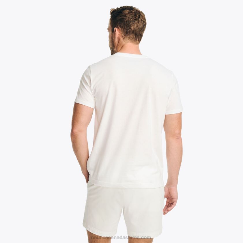 Sustainably Crafted Sailing Division Graphic T-Shirt Nautica Men Bright White R260HV374