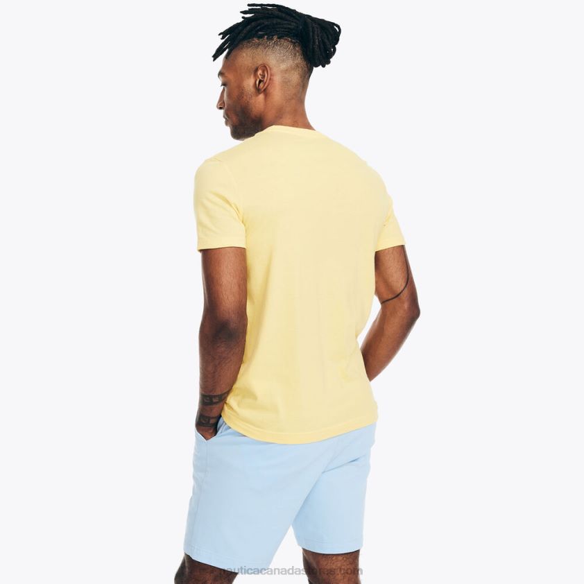 Sustainably Crafted Sailing Graphic T-Shirt Nautica Men Aspen Gold R260HV490