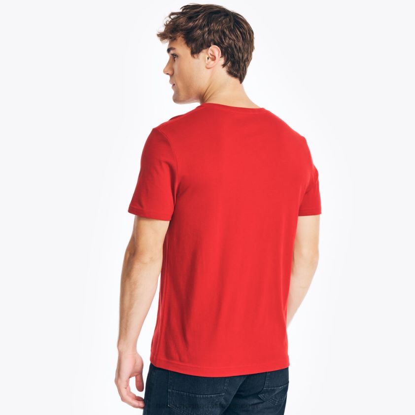 Sustainably Crafted Sailing Graphic T-Shirt Nautica Men Nautica Red R260HV361
