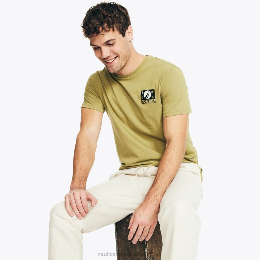 Sustainably Crafted Sailing Graphic T-Shirt Nautica Men Oxide R260HV202