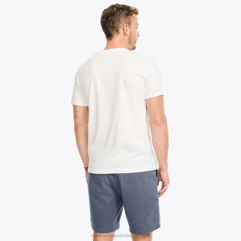 Sustainably Crafted Sailing Team Graphic T-Shirt Nautica Men Bright White R260HV314