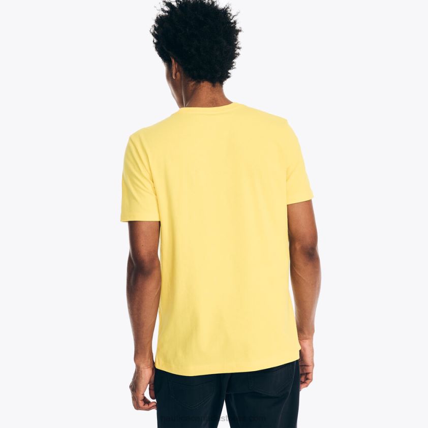 Sustainably Crafted Sailing Team Graphic T-Shirt Nautica Men Marigold R260HV360