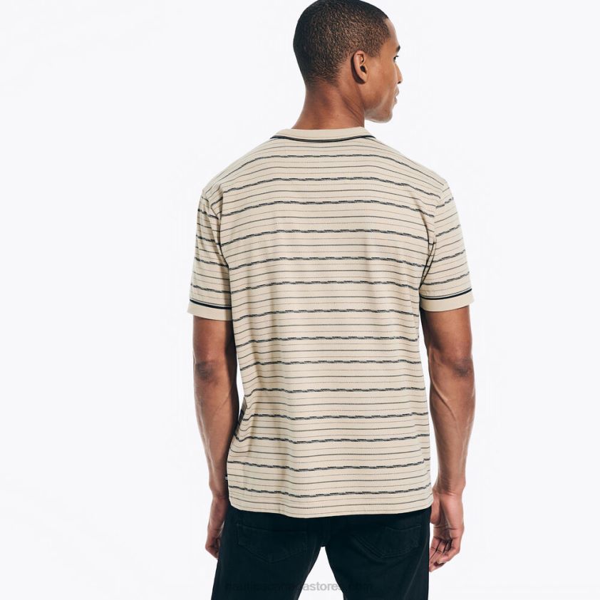 Sustainably Crafted Striped T-Shirt Nautica Men Sail White R260HV311