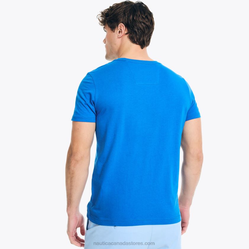 Sustainably Crafted Sunset Surfer Graphic T-Shirt Nautica Men True Navy R260HV359