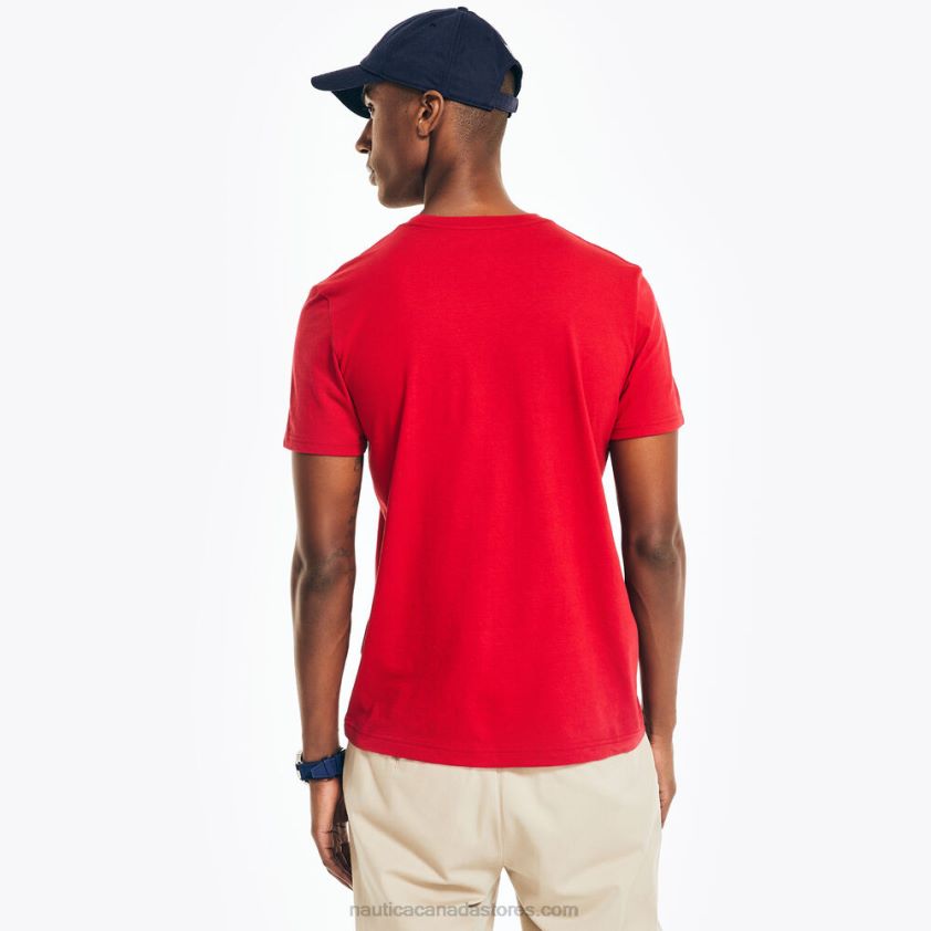 Sustainably Crafted Training Graphic T-Shirt Nautica Men Nautica Red R260HV482