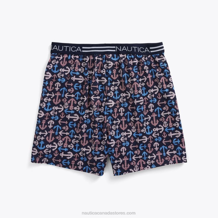 Anchor Print Boxer Nautica Men True Navy R260HV652