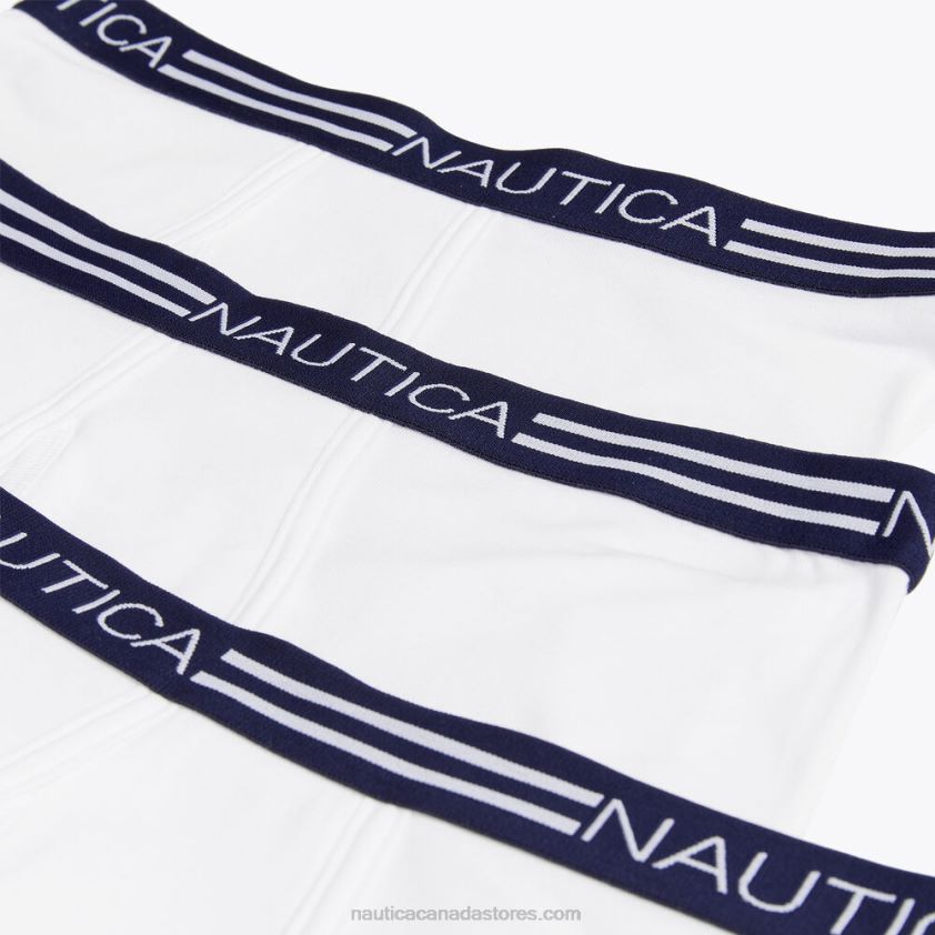 Classic Boxer Briefs 3-Pack Nautica Men Bright White R260HV458