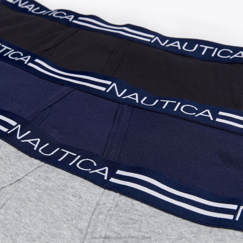 Classic Boxer Briefs 3-Pack Nautica Men Olive Grey R260HV65