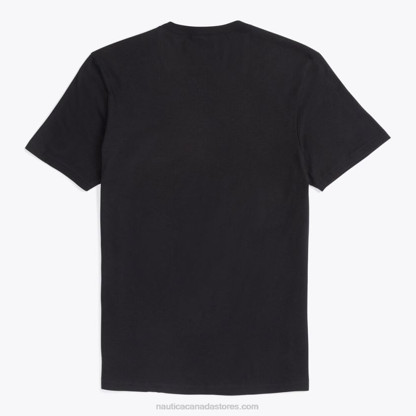 Crew T-Shirts 3-Pack Nautica Men True Black R260HV378